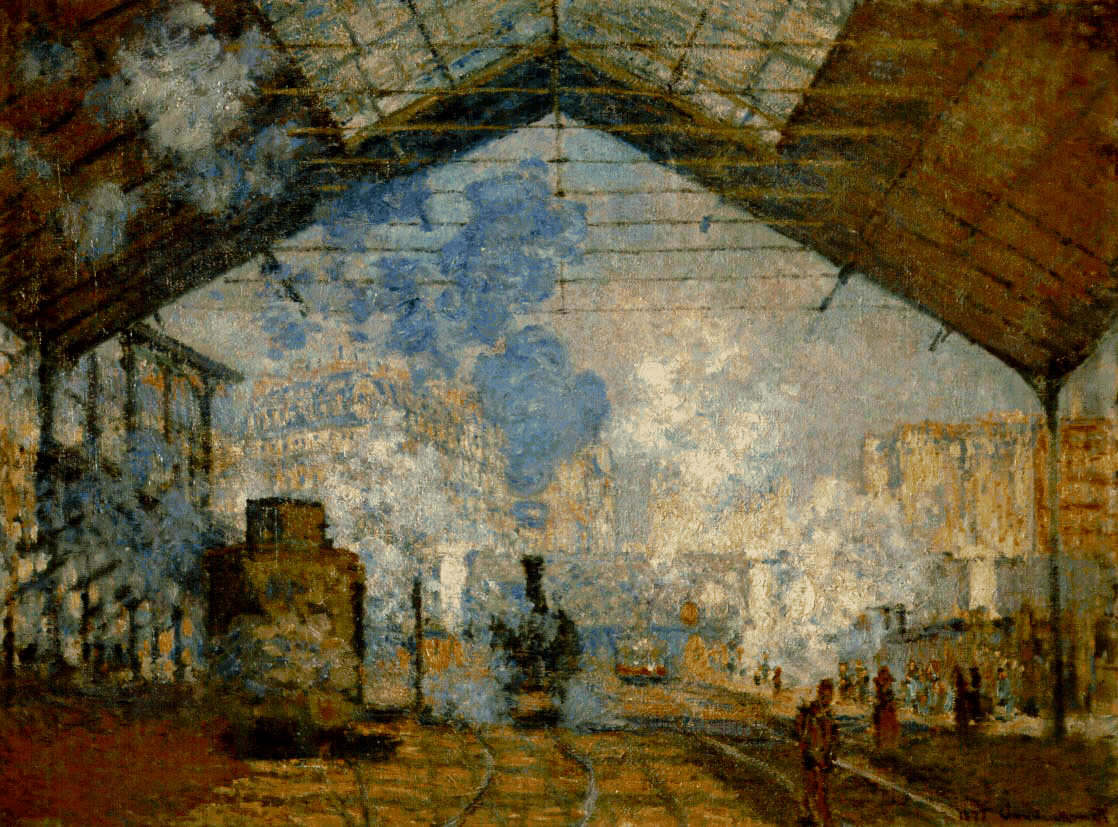 Claude Monet - Nadraží Saint - Lazare